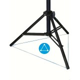 Support de projecteur trépied rétractable HY300 Pro hauteur ajustable jusqu'à 110cm - Noir
