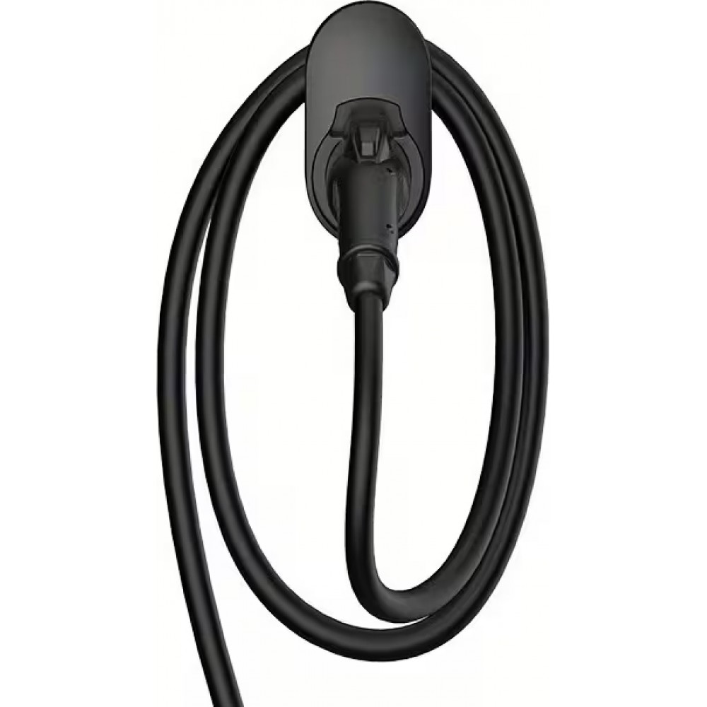 Support mural de stationnement pour c&acirc;ble de recharge voiture &eacute;lectrique Type 1 - Noir