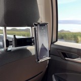 Support Wozinsky pour voiture d'appuie-tête réglable pour smartphone ou tablette adaptation universelle avec rotation à 360° - Noir