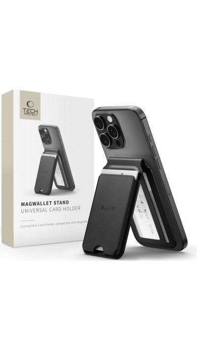 Tech-Protect MagWallet Stand Universel MagSafe Protection - Noir