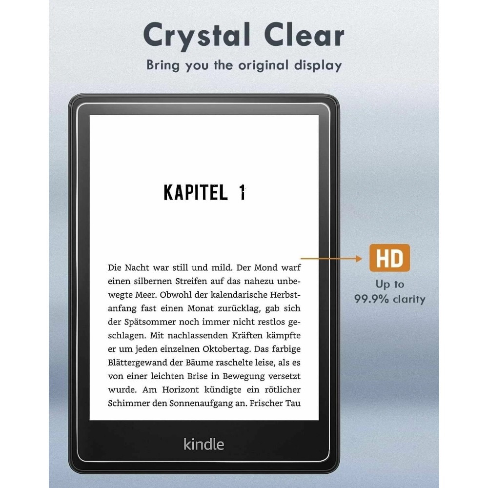 Tempered Glass Kindle Paperwhite 1/2/3 - Vitre de protection d'écran en verre trempé