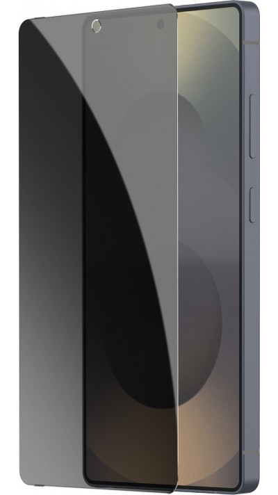 Tempered Glass Privacy Galaxy S25 Edge - Vitre de protection d'écran anti-espion en verre trempé