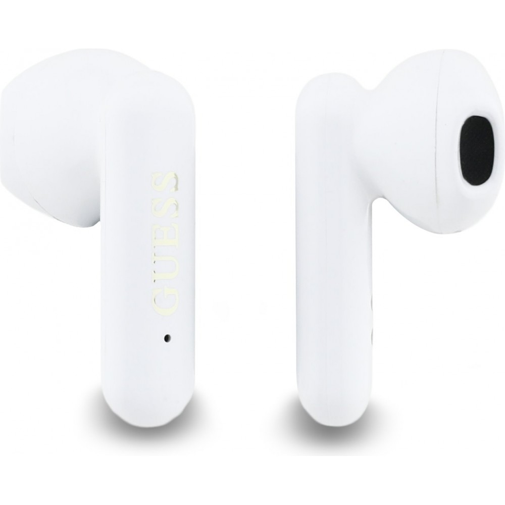 TWS Guess 4G Metal Logo écouteurs Bluetooth charge rapide 16h d'autonomie et assistant vocal - Rose