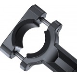 Wozinsky WBHBK3 360&deg; support t&eacute;l&eacute;phone m&eacute;tal pour v&eacute;lo et trottinette - Noir