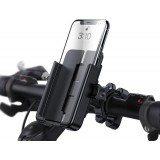 Wozinsky WBHBK3 360&deg; support t&eacute;l&eacute;phone m&eacute;tal pour v&eacute;lo et trottinette - Noir