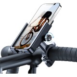 Wozinsky WBHBK3 360&deg; support t&eacute;l&eacute;phone m&eacute;tal pour v&eacute;lo et trottinette - Noir